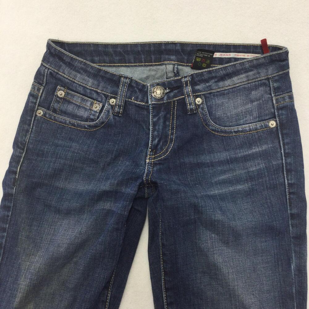 Buffalo David Bitton Skinny Jeans Womens 26 Blue Medium Wash Low Rise Stretch - Picture 3 of 14
